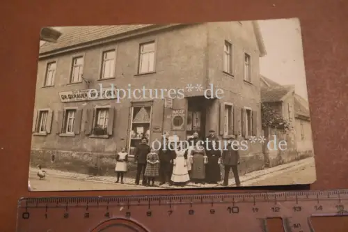 tolles altes Foto -  Geschäft , Laden Zum Potsdamer-Hof Gr.Gerauer Union-Bier 