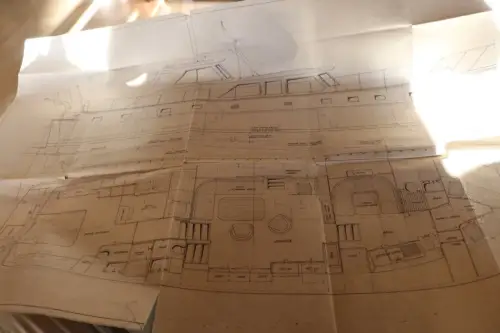 toller alter Grundriss  Doppelschraubenschiff Niederlande 