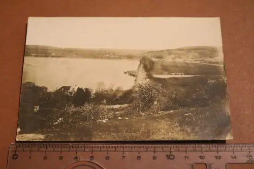 tolles altes Foto - Břežany  See 1910-20 ??? Tschechien ?