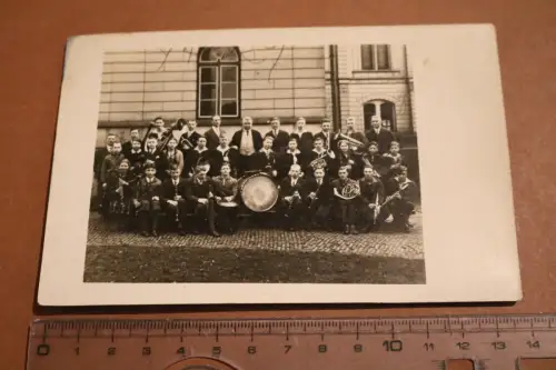 tolles altes Gruppenfoto Schulorchester ?? Musiker - 20-40er Jahre ?