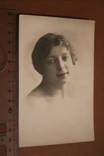 tolles altes Foto - Portait hübsche Frau - 20-30er Jahre 