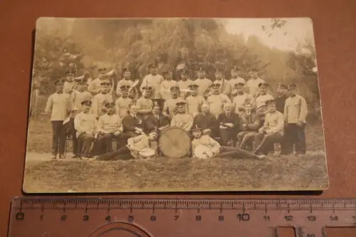 tolles altes Gruppenfoto Musiker - Musikkorps ? Österreich Bruck a. Mur 1925