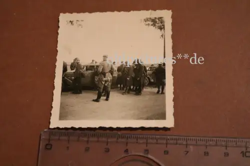 altes Foto Frankreich 1940, frz. Offiziere ergeben sich Waffenstillstand 