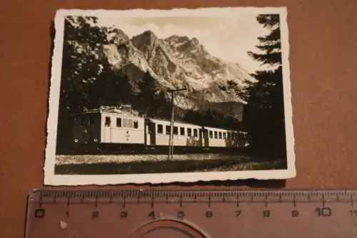 tolles altes Foto - Kleinbildserie - Zahnradbahn - Eibsee 