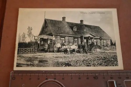 tolle alte Karte -Offiziers-Kasino Jelowka, Insterburg  1916