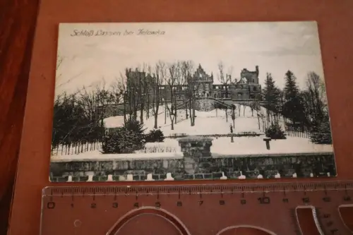 alte Karte - Schloß Lassen bei Jelowka, Insterburg  1916