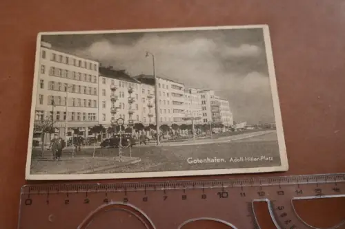 tolle alte Karte - Gotenhafen - A-H. Platz  30-40er Jahre 