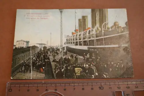 tolle alte Karte  Nordd. Lloyd Schiff Kronprinzessin Cecilie 1910-20