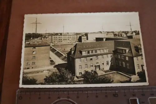 tolle alte Karte - Marinenachrichtenschule Mürwik - 1940