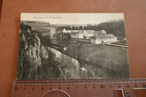 tolle alte Karte - Marienstatt im Westerwald  1924