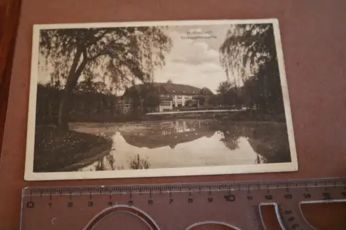 tolle alte Karte - M.-Gladbach Volksgartenpartie  20-30er Jahre 