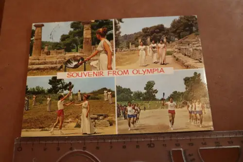 tolle alte Karte - Olympia Griechenland 1982