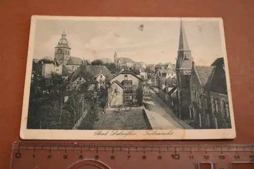 tolle alte Karte - Bad Salzuflen - Teilansicht 30-40er Jahre 