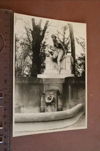 altes größeres Foto Nymphenbrunnen „Die Badende“ in der Bürgerwiese Dresden