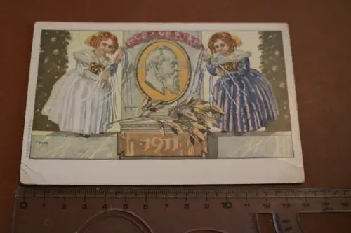 tolle alte Künstlerkarte Prinzregent Luitpold von Bayern  1911