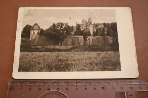 tolle alte Künstlerkarte - Siegtal Schloß Allner bei Hennef 1936