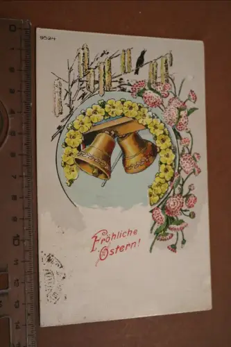 tolle alte Künstlerkarte -  Fröhliche Ostern 1922