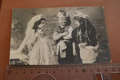alte Karte - Kinder in Kostüme - Orient, Prinzessin 1900-1910