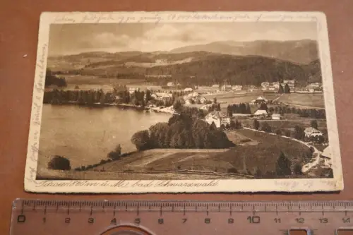 tolle alte Karte - Titisee1925