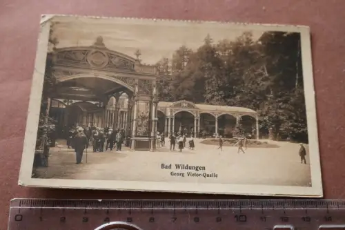 tolle alte Karte - Bad Wildungen - Georg Victor Quelle  1926