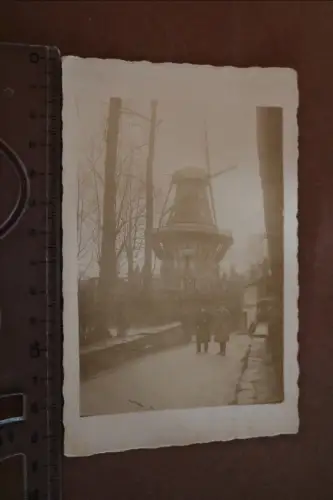 tolles altes Foto Windmühle Berlin 1928
