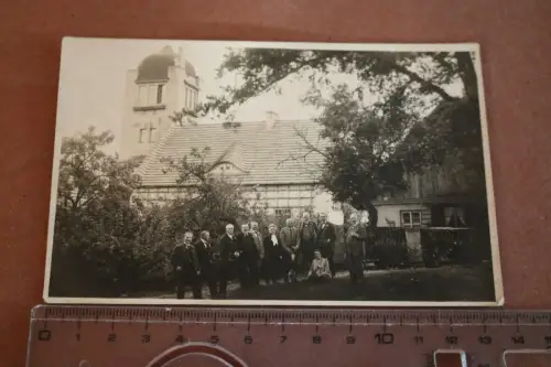 tolles altes Foto Schwerin Koenigs-Wusterhausen Haus am Dorfplatz ???? 1920-30
