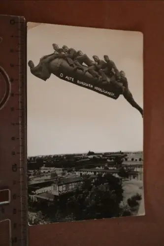 alte Fotomontage Gruppe Soldaten auf einem Geschoss - Altengrabow ? 30-40er Jahr