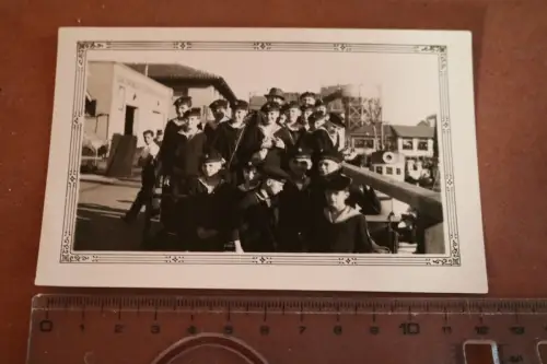 tolles altes Gruppenfoto  Kinder in Matrosenanzügen - England ? USA ? 1910-20 
