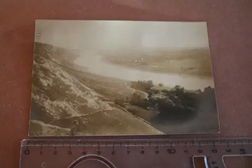 tolles altes Foto - mir unbekannter Flusslauf - Ort ? 