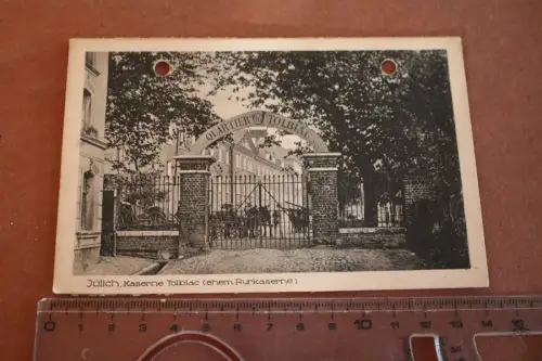 tolle alte Karte - Eingang Kaserne Tolbiac ehem. Ruhrkaserne - Jülich 1939