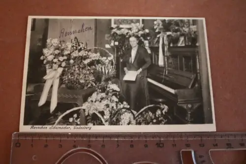 tolle alte Fotokarte- Aennchen Schumacher - Godesberg Lindenwirtin 