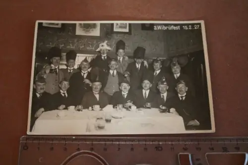 tolles altes Gruppenfoto Männer Verein ??? zum 3. Wibrüfest 1927