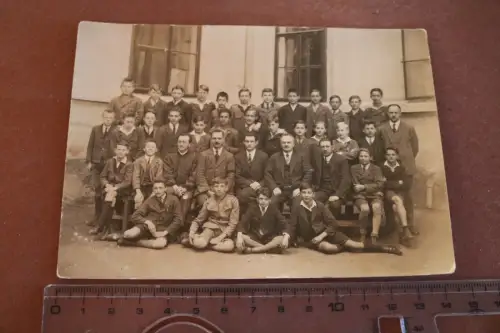 tolles altes Klassenfoto Knabenschule - Bürgerschule Graz 1929 