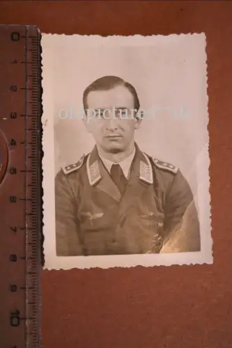 tolles altes Foto - Portrait eines Piloten ? FFS, EK I , Bandspange 