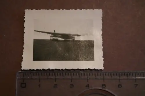 tolles altes kleines Foto -  Me 323 Gigant Montage Startraketen 