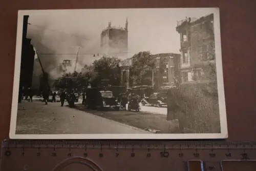 altes Foto -Hamburg 1942 nach Bombenangriff - Jakobikirche 