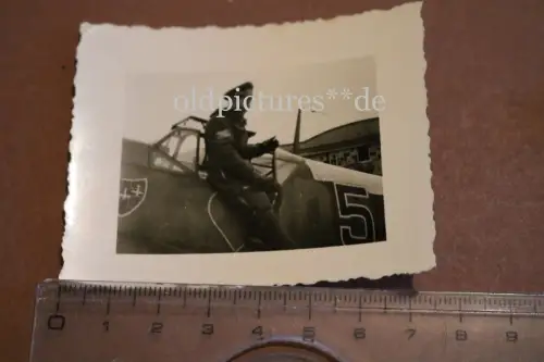 tolles altes original Foto Jagdgeschwader 54 - Ostermann Grünherz  (4) 