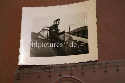 tolles altes original Foto Jagdgeschwader 54 - Ostermann Grünherz  (3) 