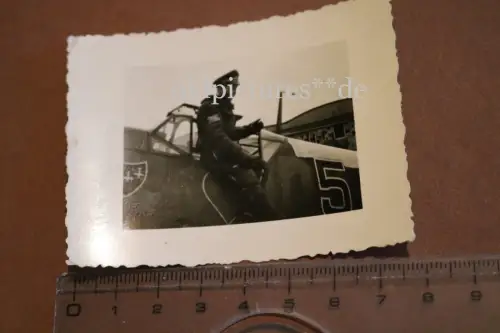 tolles altes original Foto Jagdgeschwader 54 - Ostermann Grünherz  (2) 