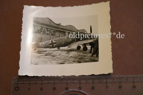 tolles altes original Foto Jagdgeschwader 54 - Ostermann Grünherz  