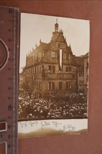 tolle alte Fotokarte Gymnasium Casimirianum in Coburg 1904