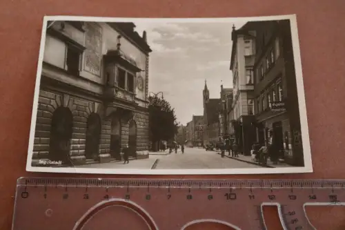 tolle alte Karte - Ingolstadt Strassenansicht 1936