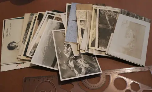 38 alte Karten und paar Fotokarten - Deutsches Reich - vers. Orte usw 
