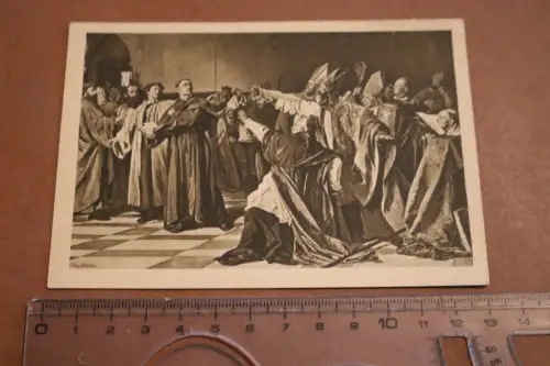 tolle alte Karte -WHW 1933/34 - Delpérée Luther verteidigt seine Lehre 