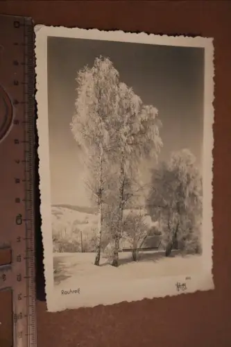 tolle alte Karte  Popp Karte - Rauhreif 1935