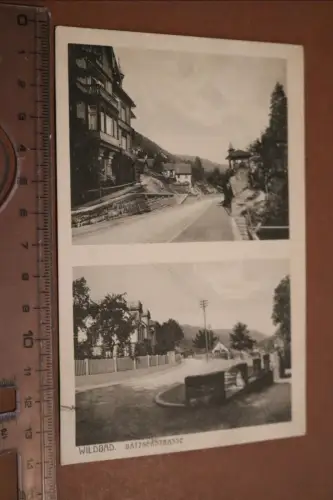 tolle alte Karte - Wildbad - Bätznerstrasse  20er Jahre