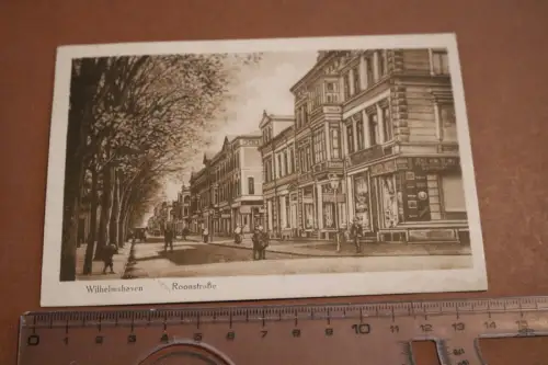 tolle alte Karte Wilhelmshaven - Roonstraße 1919