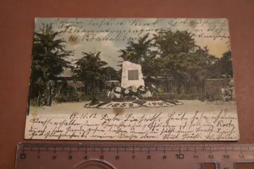 tolle alte Karte - Wilhelmshaven - Denkmal des II. kaiserl. Seebattl.  1902