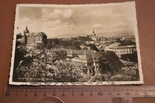 tolle alte Karte -Ansicht Bad Teplitz Schönau - 1937