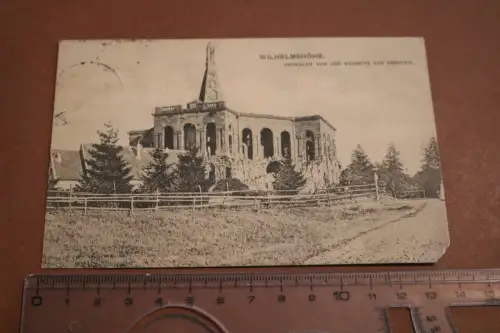 tolle alte Karte - Wilhelmshöhe - Herkules von der Südseite gesehen 1911